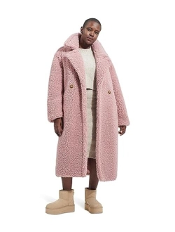 Gertrude Long Teddy Coat