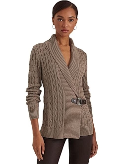 LAUREN Ralph Lauren Buckled Cotton Sweater