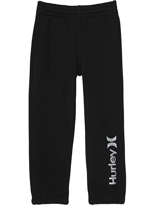 Hurley Kids Fleece Jogger Pants (Little Kids)