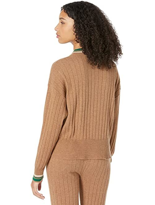 MONROW Sweater Rib Oversized Cardigan