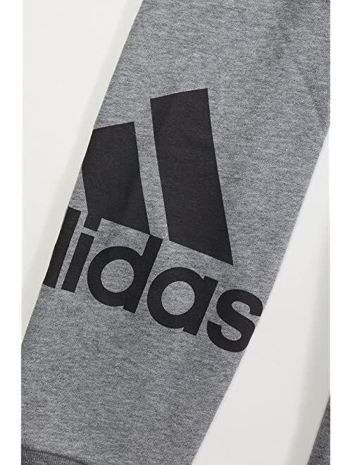 adidas Kids Essential Heather Cotton Joggers (Big Kids)