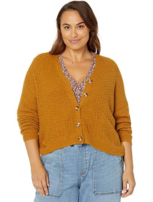 Madewell Plus Golden Pointelle Cardigan