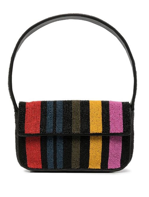 STAUD Tommy beaded shoulder bag