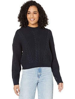 Traveling Cable Pullover Sweater