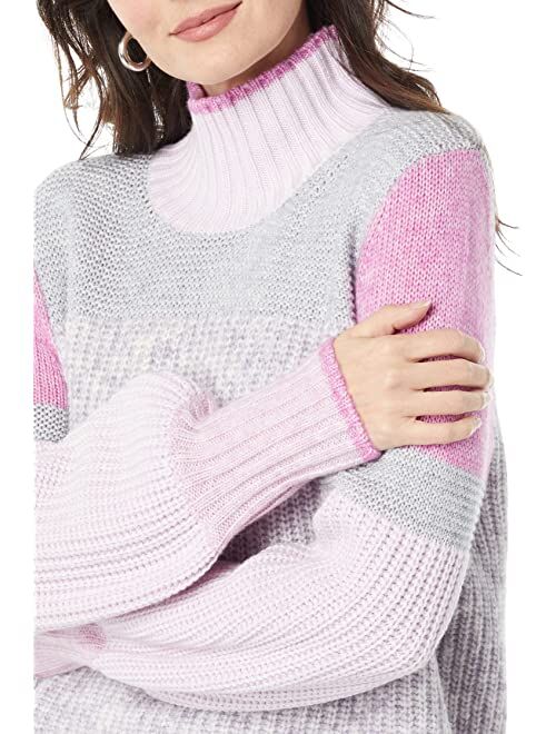 Splendid Marika Chunky Textured Turtleneck Sweater