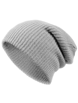 Lvaiz Hats Toddler Beanie Winter Hats for Girls Boys Knitted Cuffed Slouchy Soft Warm Infant Skull Cap for Kids(3-12years)