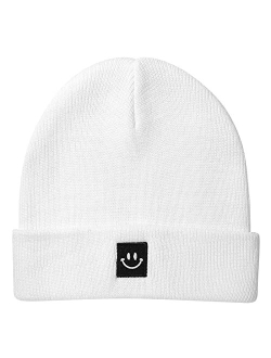 Paladoo Baby Beanie Knit Ski Hat with Cute Smiley Face for Girls Boys 0-7 Years