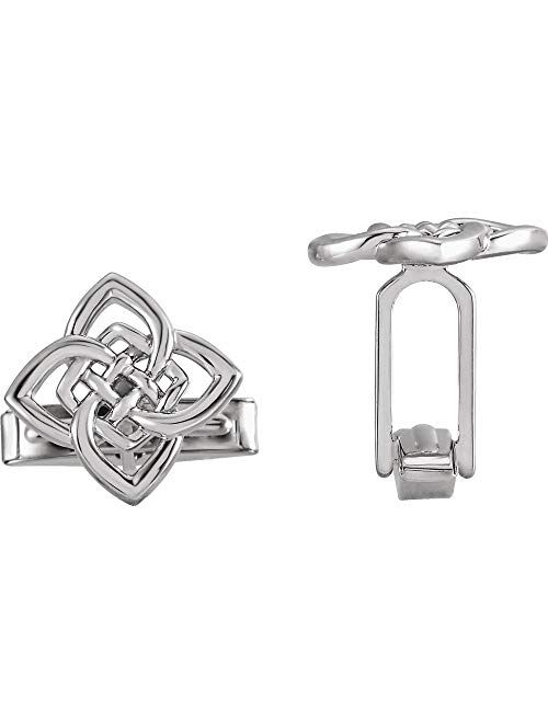 DiamondJewelryNY Fancy Celtic Cuff Links