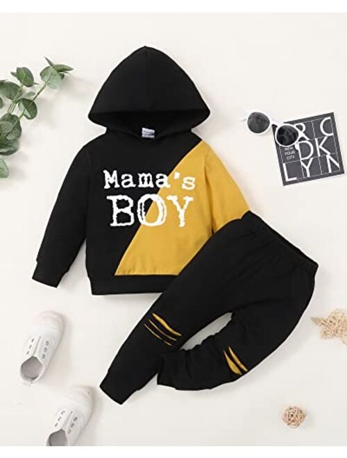 DISAUR Toddler Boy Clothes (1-6T) Sweatshirt Infant Outfits Long Sleeve Tops Pants Set