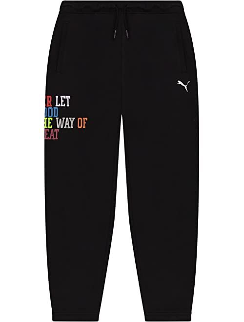 PUMA Kids Basketball Pack Playbook Fleece Joggers (Big Kids)