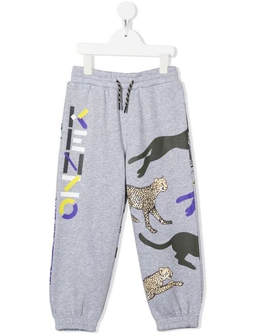 Kenzo Kids logo-print track pants