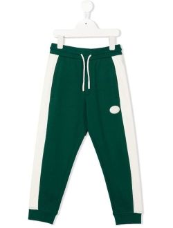 Kids color-block track pants