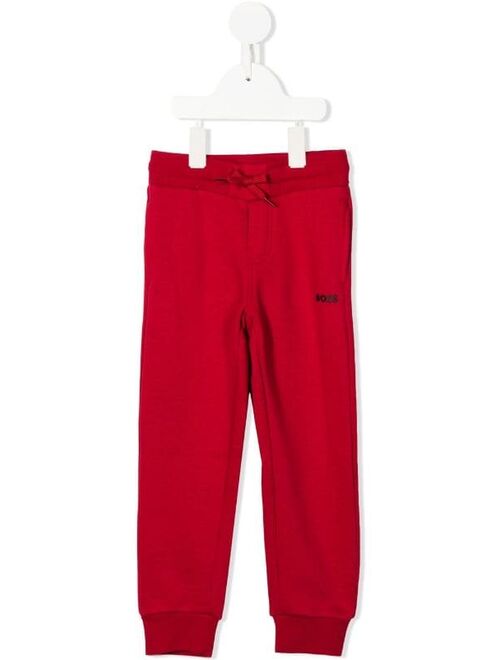 BOSS Kidswear logo-print track pants