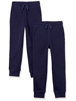 Boys and Toddlers' Fleece Jogger Sweatpants, Multipacks