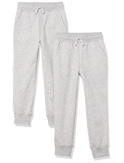 Amazon Essentials Boys and Toddlers' Fleece Jogger Sweatpants, Multipacks