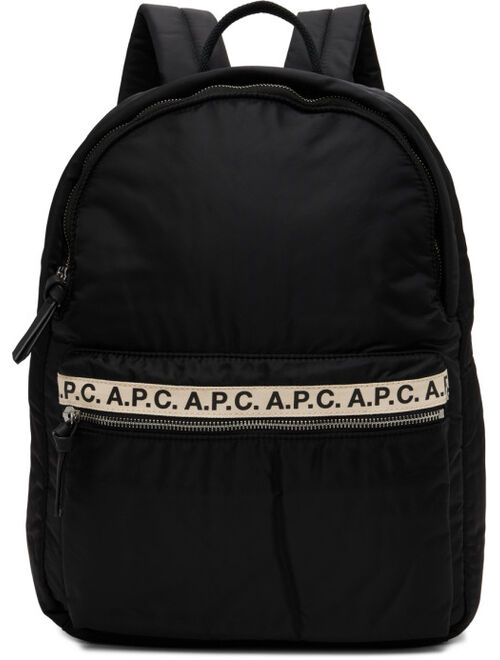 A.P.C. Black Marc Backpack