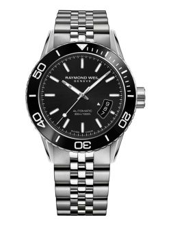 Men's Swiss Automatic Freelancer Stainless Steel Bracelet Watch 43mm 2760-ST1-20001