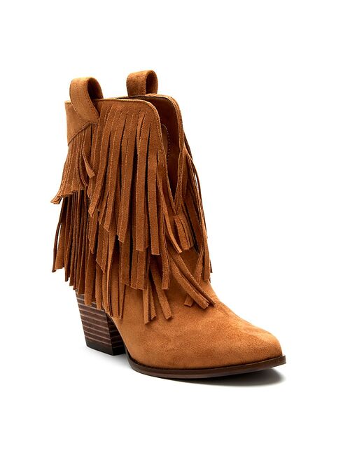 Coconuts by Matisse Logan Women's Fringe Western Boots