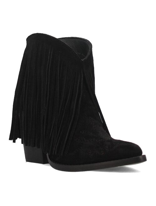 Dingo Tangles Women's Suede Western Booties