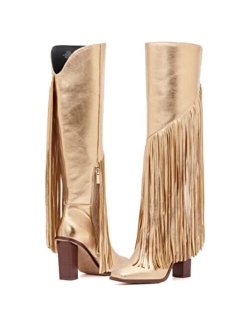 Women's Asire Fringe Knee Boot