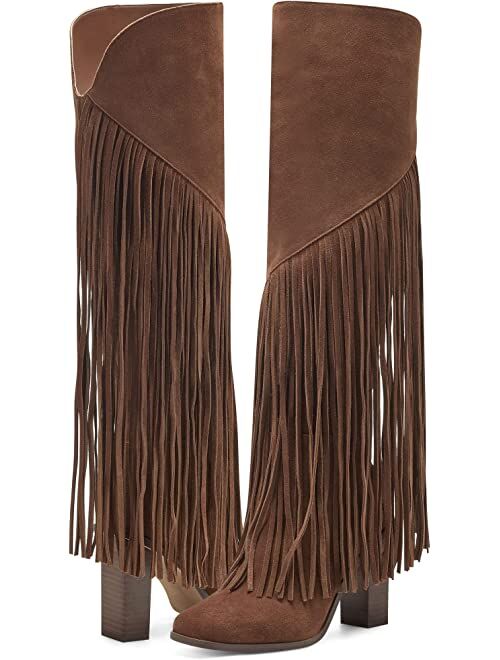 Jessica Simpson Women's Asire Fringe Knee Boot