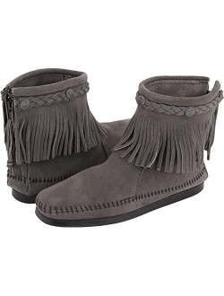 Minnetonka Women's High Top Back Zip Boots