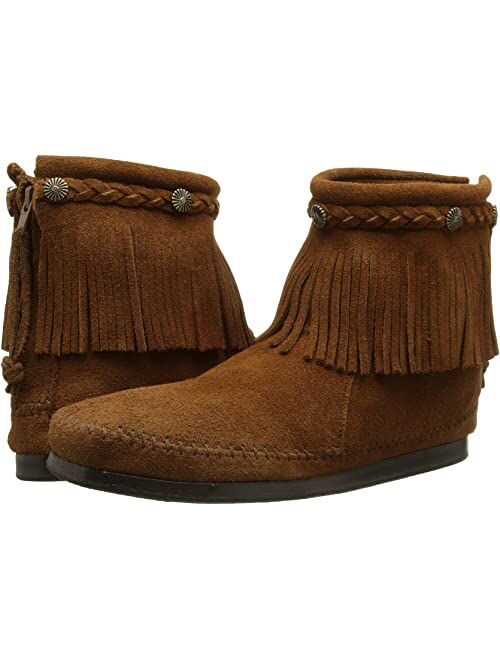 Minnetonka Women's High Top Back Zip Boots