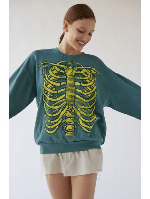 Project Social T Skeleton Graphic Sweatshirt