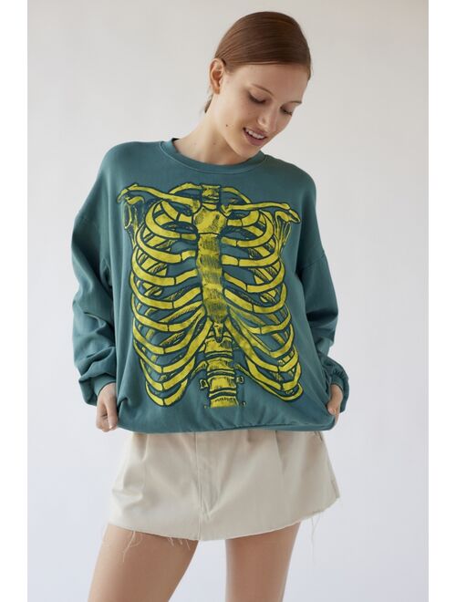 Project Social T Skeleton Graphic Sweatshirt