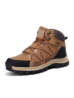 Tarelo Since 1986 TARELO Mens Hiking Boots Winter Snow Boots Warm Ankle Booties Outdoor Trekking Shoes