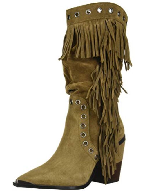 Kenneth Cole New York Women's West Side Mid Fringe Fashion Boot