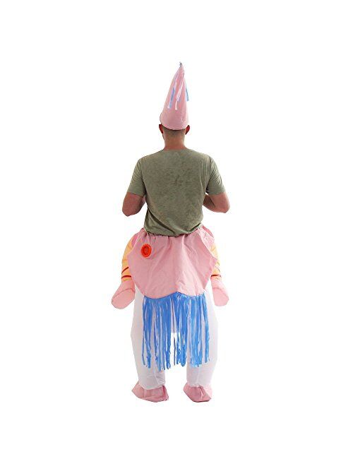 YEAHBEER Unicorn Costume Inflatable Suit Halloween Cosplay Fantasy Costumes (Unicorn)