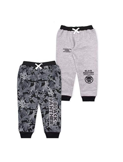 Clothes 2-Pack Black Panther or Spiderman Boys Joggers Pants