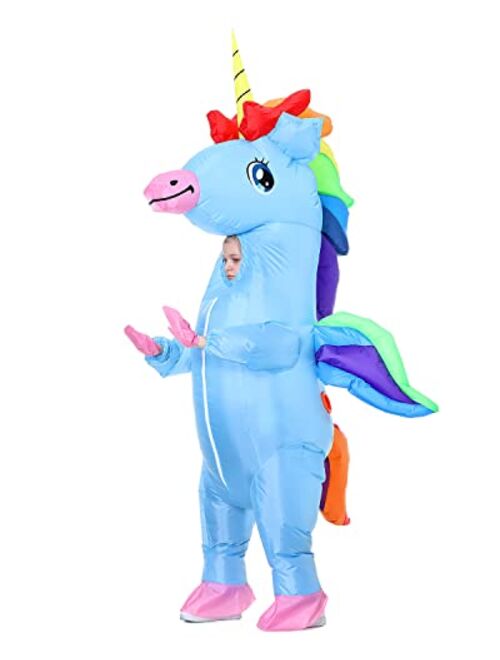 HSCTEK Unisex Child Inflatable Halloween Unicorn Costume