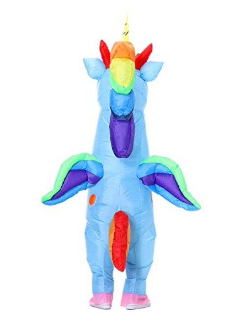 HSCTEK Unisex Child Inflatable Halloween Unicorn Costume