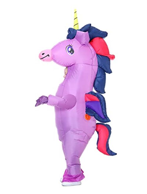 HSCTEK Unisex Child Inflatable Halloween Unicorn Costume