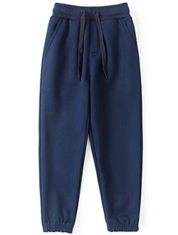 SHOOYING Boy's Cotton Jogger Sweatpants (4T-20Y)