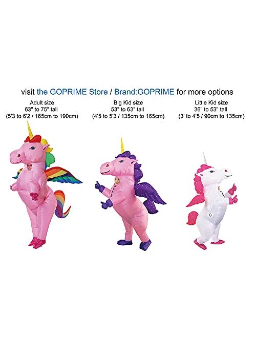 GOPRIME Unicorn Costume,Adult Size