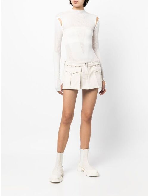 Dion Lee cargo-pocket mini skirt