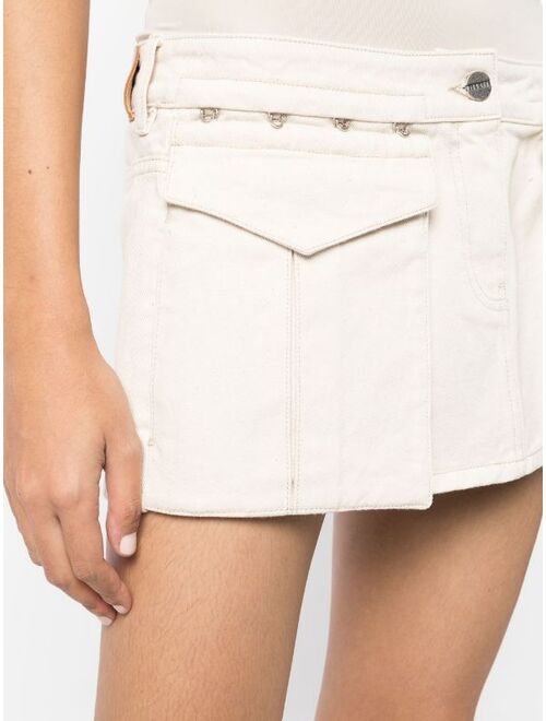 Dion Lee cargo-pocket mini skirt