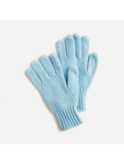 Girls' marled gloves
