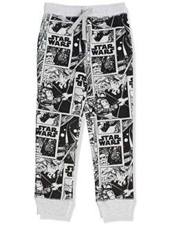 Disney | Marvel | Star Wars Boys and Toddlers' Fleece Jogger Sweatpants, Multipacks