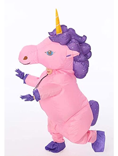 GOPRIME Unicorn Halloween Costume,Child Size,4-12