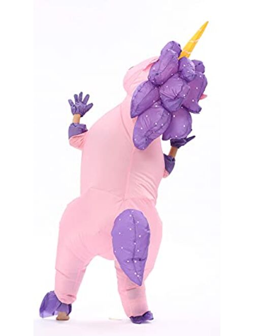 GOPRIME Unicorn Halloween Costume,Child Size,4-12