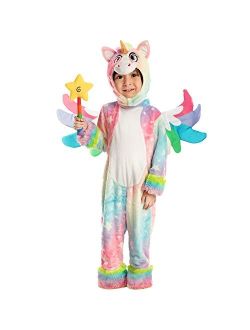 Child Unicorn Costume for Halloween Trick or Treating Dinosaur Dress-up Pretend Play for Boys and Girls
