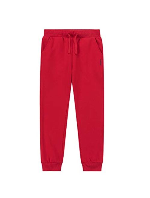 ALAVIKING Kids Soft Brushed Fleece Jogger Sweatpants Drawstring Elastic Waist Athletic Pants for Boys or Girls 3-12 Years