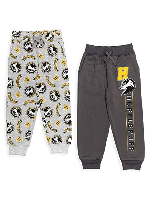 Harry Potter Hogwarts Houses Fleece 2 Pack Jogger Pants