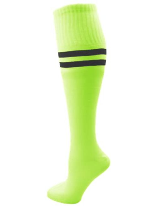 Winterlace Kids Soccer Socks, 6 Pairs for Boys Girls, Youth Knee High Athletic Sports Football Gym School Team Pack for Children