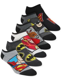 Little Boys 6-Pk. Justice League No-Show Socks