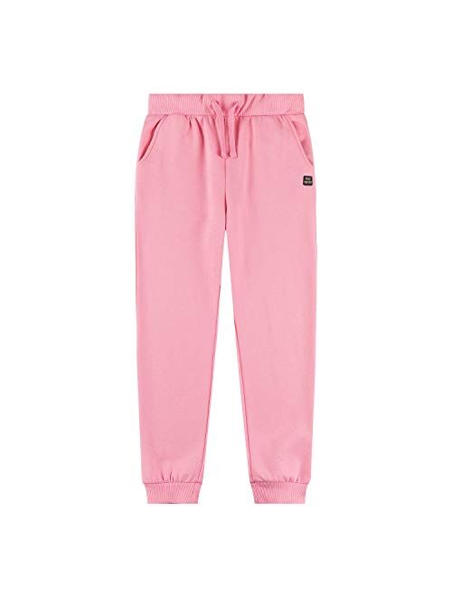 SPACE VENTURE Kids Soft Brushed Fleece Sweatpants Casual Joggers Athletic Pants for Boys or Girls (3-12Y)